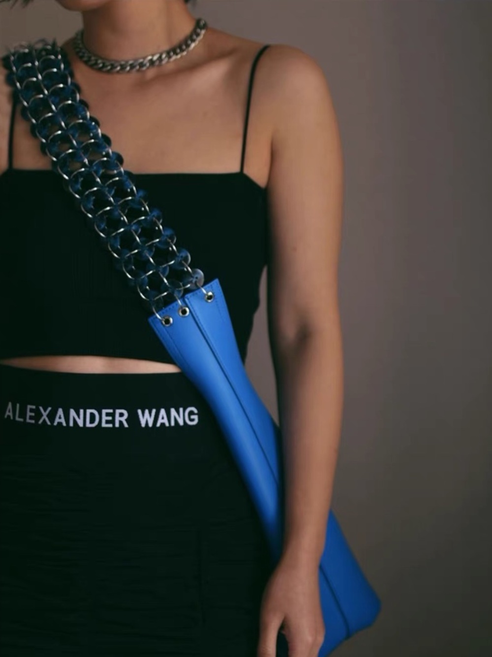 Leather Cobalt Blue Hobo